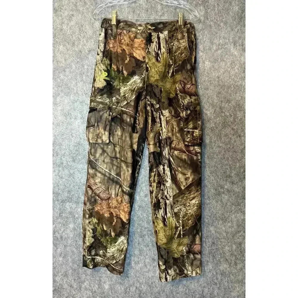 Youth Mossy Oak Zipper Cargo Camouflage Pants